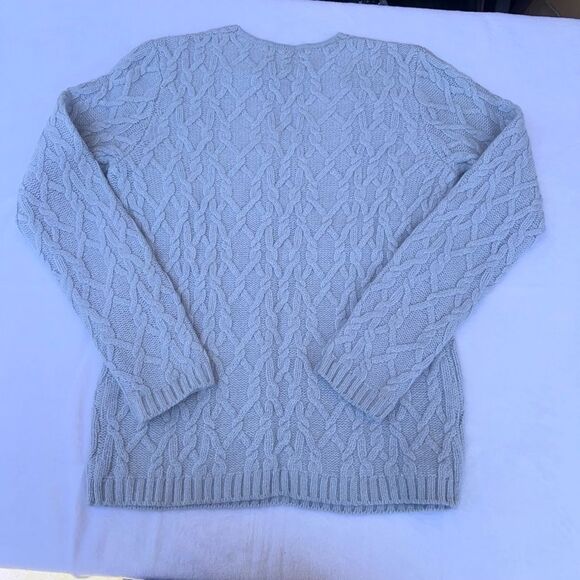 Charter Club Womens Wool Angora Cable Knit Sweater Vintage Size SP - Picture 2 of 12